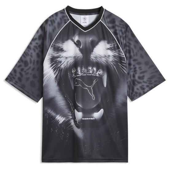 Puma Γυναικεία κοντομάνικη μπλούζα Street Glam Bedazzled Relaxed Graphic Jersey